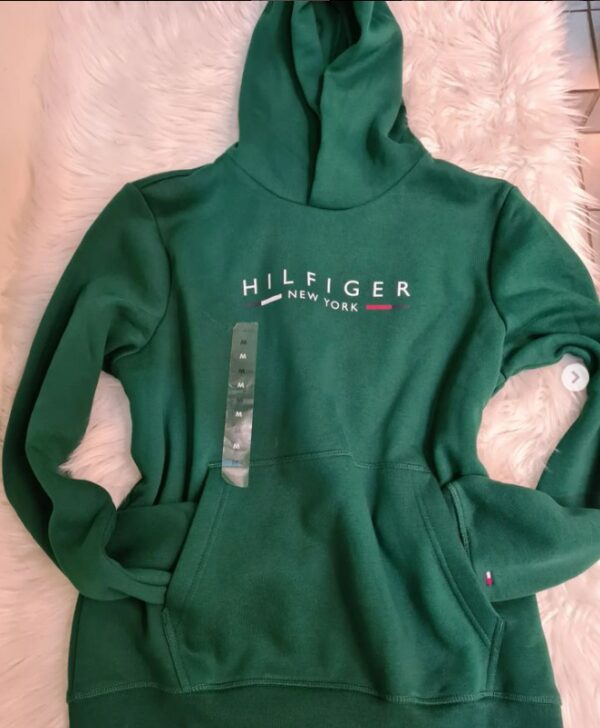 Hoodie Verde Hilfiger